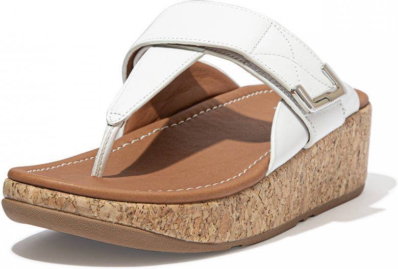 FitFlop Remi adjustable toe thongs leather