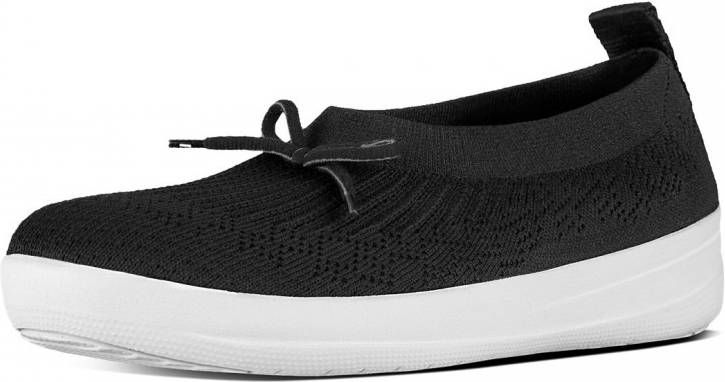 FitFlop Uberknit slip on ballerina with bow poly/nylon
