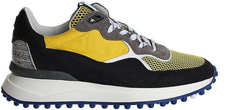 Floris van Bommel suède sneakers geel