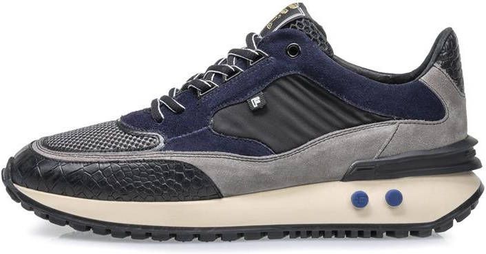 Floris van Bommel Vinti sneaker met suè, de details