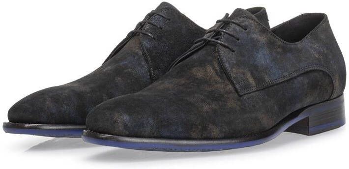 Van Bommel 18346 Classic Lace Up Shoes 11 , Blauw, Heren