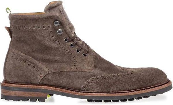 Floris van Bommel Veterboot van suède
