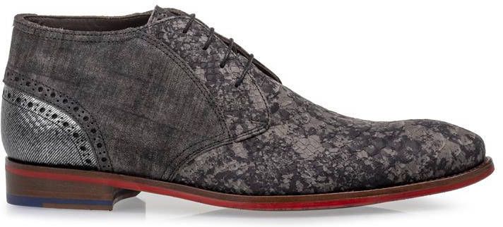 Floris van Bommel Veterschoenen & Veterboots Grijs Heren