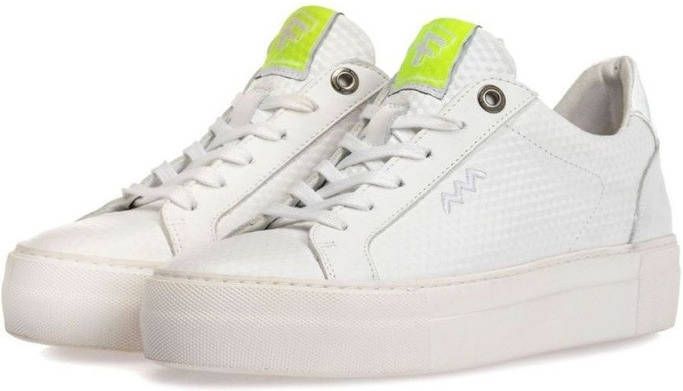 Floris van Bommel Vinni leren sneakers wit