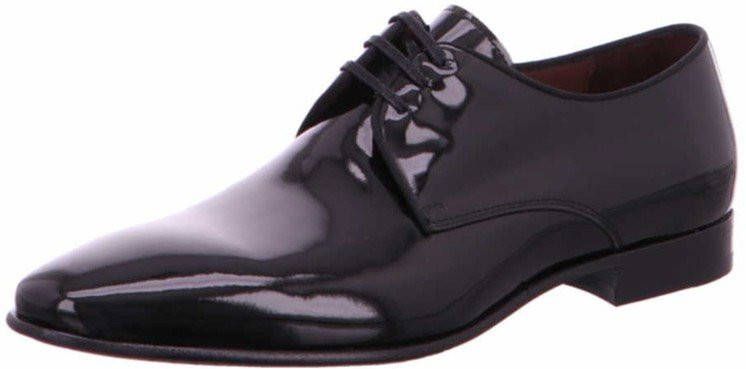 Floris van bommel SFM 30060 10 01 Black Patent G+ Wijdte Veterschoenen