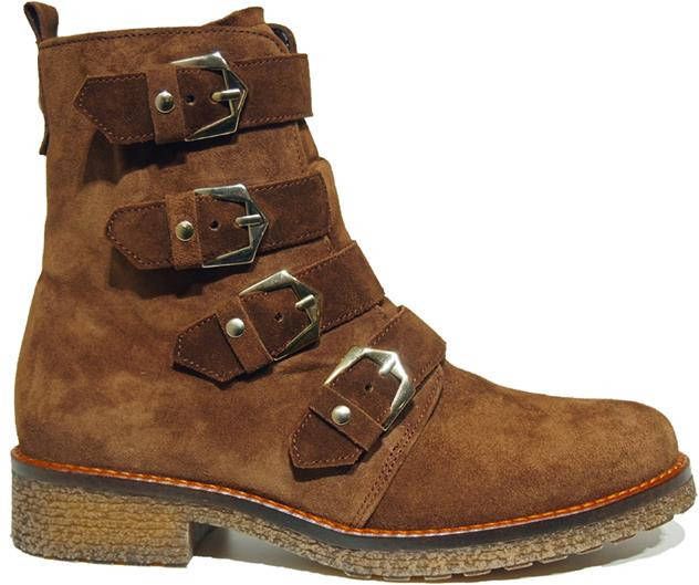 Gabor Bikerboots Rhodos met verstelbare gespriempjes