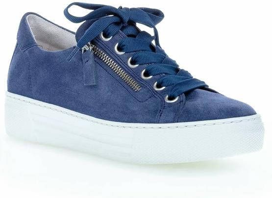Gabor Blauwe 465 Lage Sneakers