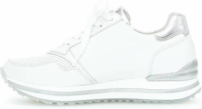 Gabor Sneakers met sleehak Turijn met zilverkleurige details