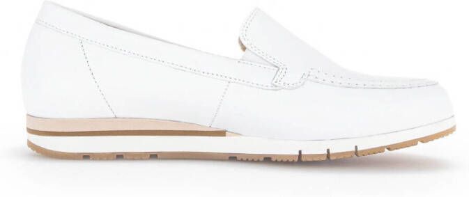 Gabor Instappers kalfsnubuckleer Comfort wit