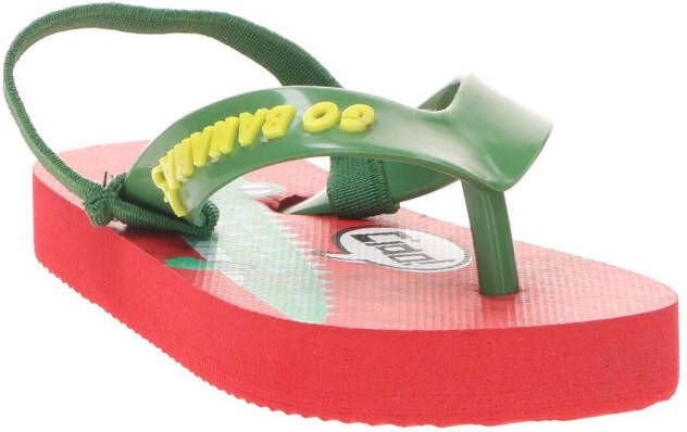 Go Banana's Alligator Slipper Jongens Rood/Multi