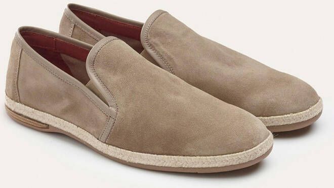 Greve Instappers & Slip ons Beige Heren