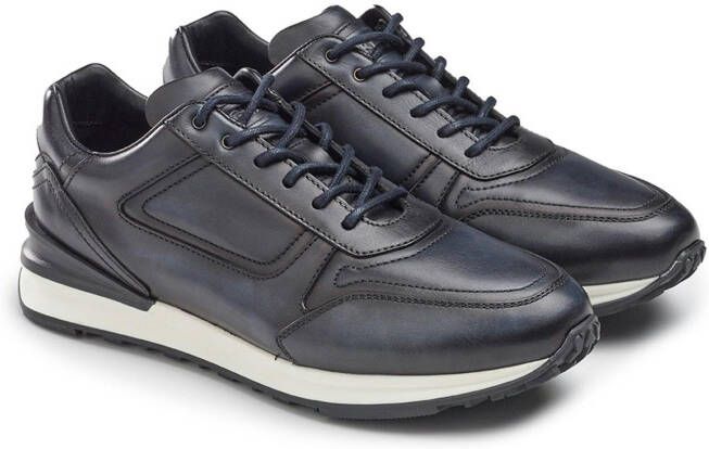 Greve Blauwe Lage Sneakers Podium 7258