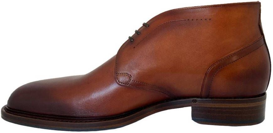 Greve Bruine Veterschoenen Rotterdam Cognac Patina