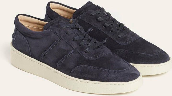 Greve Blauwe Veterschoenen Wave Profondo Talca