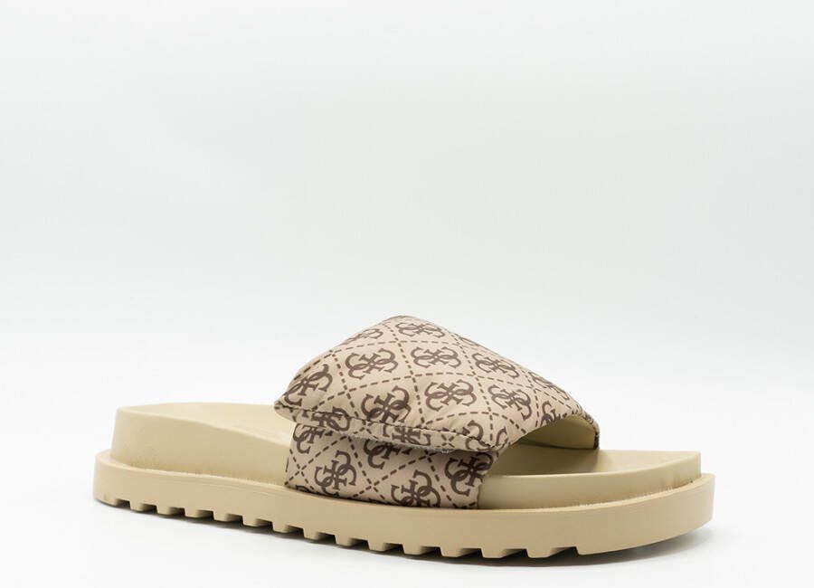 Guess Beige Slippers Fabetzy
