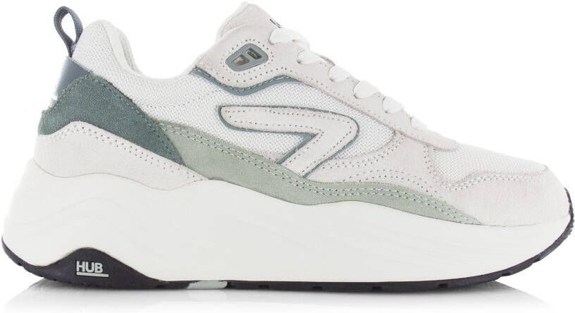 Hub Glide S43 sneakers gebroken wit/groen