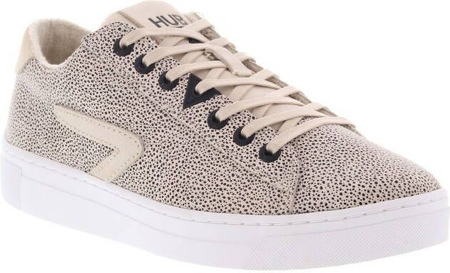 HUB HOOK LW Z-STITCH nubuck sneakers beige/cheetahprint