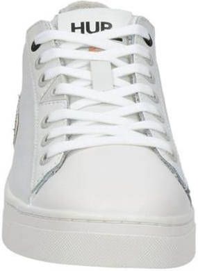HUB HOOK LW Z-STITCH L31 leren sneakers wit/cheetahprint
