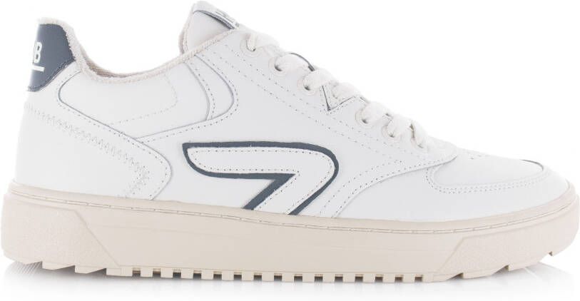 HUB Witte Lage Sneakers North z