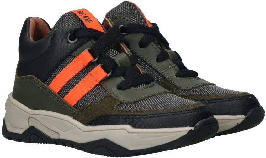 Ikke IK KE Sneaker Jongens Zwart/Groen