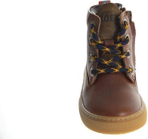 Koel4kids Cognac Hoge Sneaker 03m008