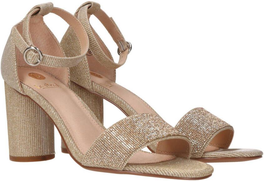 La strada Sandalette Dames Goud