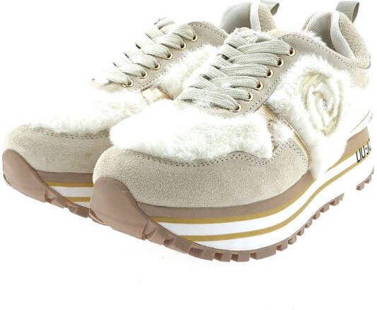 Liu Jo Sneaker maxi wonder 48 , Beige, Dames