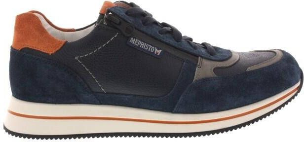 Mephisto Blauwe Veterschoenen Gilford