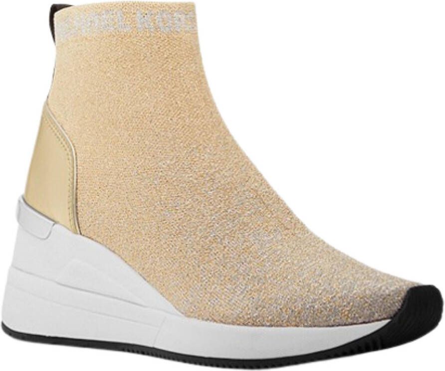 Michael Kors Skylar Bootie Shoenen Zilver 131 , Beige, Dames