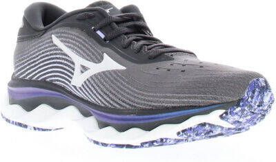 Mizuno Hardloopschoenen Wave Sky 5 Zwart/Zilver/Paars Vrouw