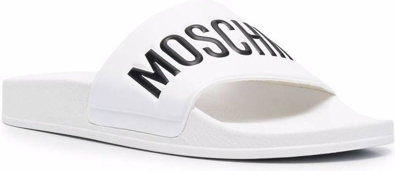 Moschino Pantoffels Wit Heren