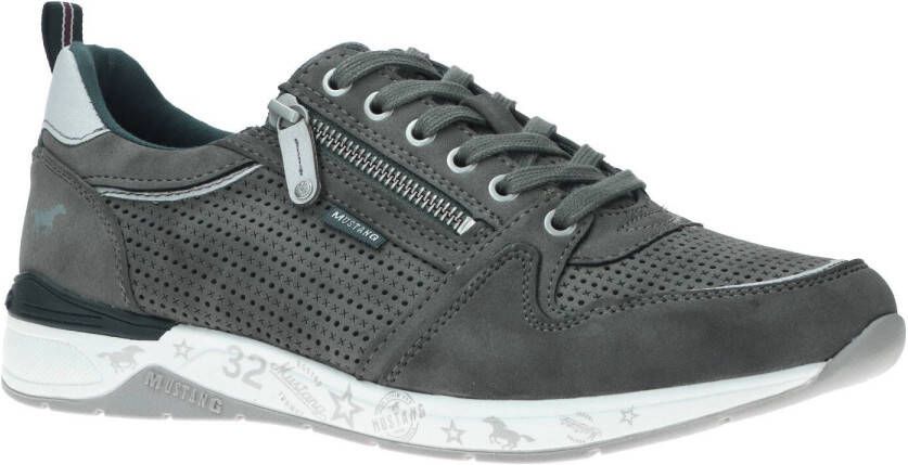 Mustang Sneaker Heren Grijs/Groen