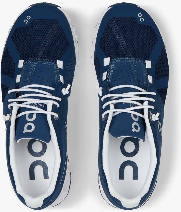 ON Running Cloud Schoen Dames Blauw (Jeans)/Wit