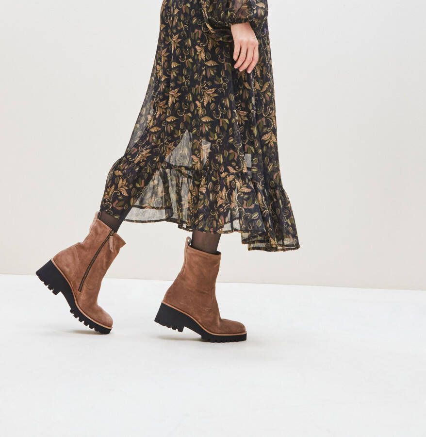 Paul Green Dames leren dames enkellaarsjes 9017