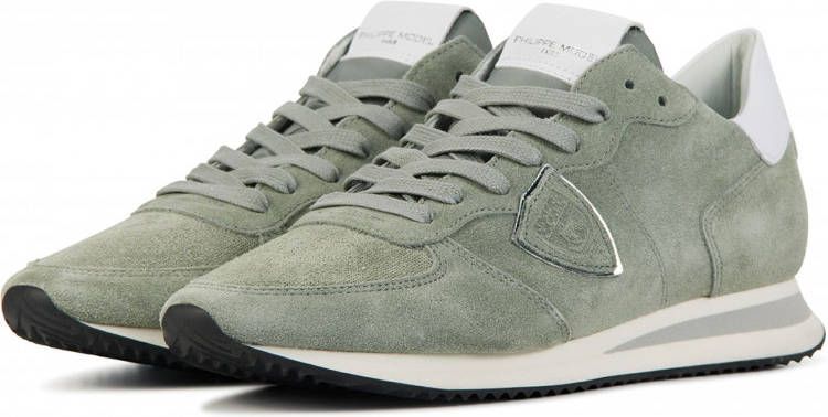 Philippe Model Dames leren dames sneakers tropez x suede