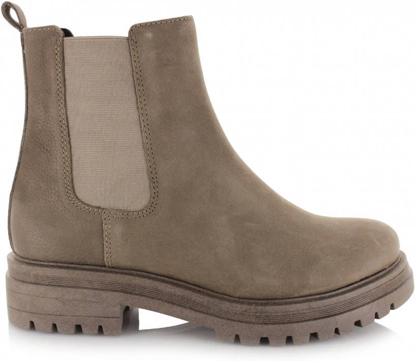 PS Poelman Mink nubuck chelsea boots bruin