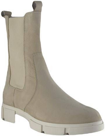 PS Poelman Lynn hoge nubuck chelsea boots beige