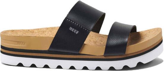 Reef Cushion Bounce Vista Hi plateau slippers zwart