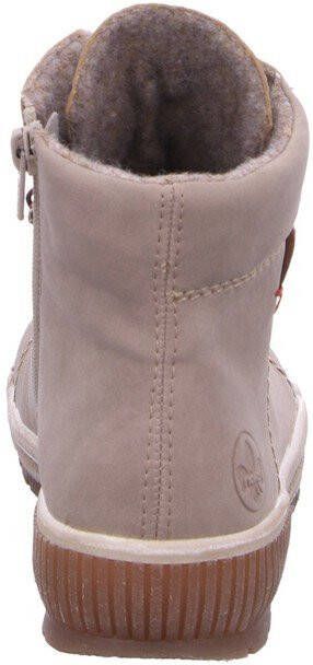 Rieker Veterboots beige Synthetisch 172247