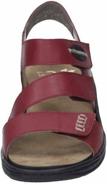 Rieker Sandal Slingback , Rood, Dames