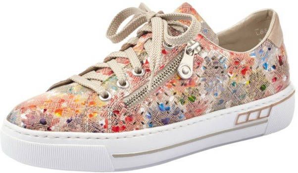 Rieker Plateausneakers met bloemenprint