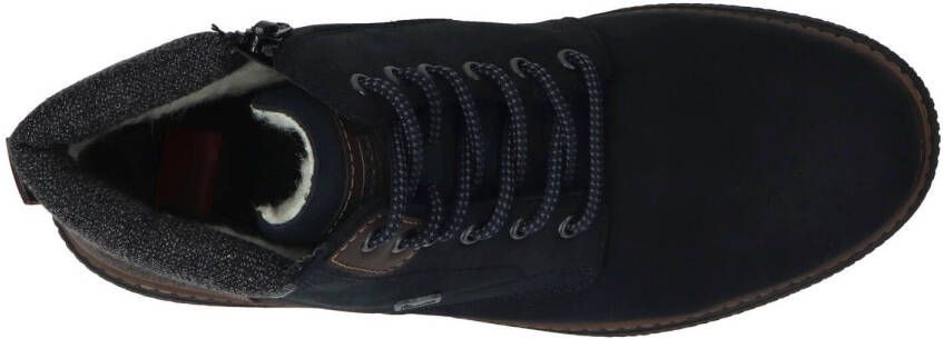 Rieker Blauwe casual gesloten laarsjes , Blauw, Heren