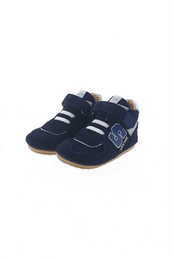 Shoesme BP22S001 C suède sneakers donkerblauw