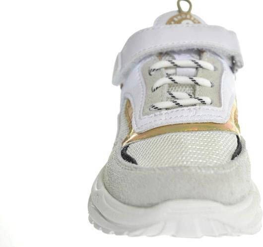 Shoesme NR22S100 H leren sneakers wit/multi