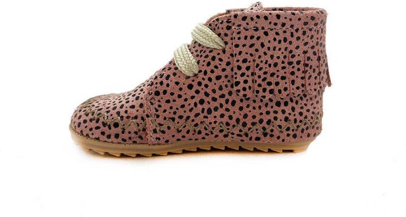ShoesMe Roze Veterschoenen Babyproof Flex