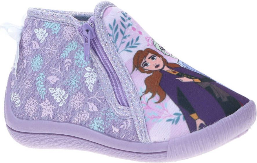 Durlinger Leomil Frozen Pantoffel Roze/Multi/Paars