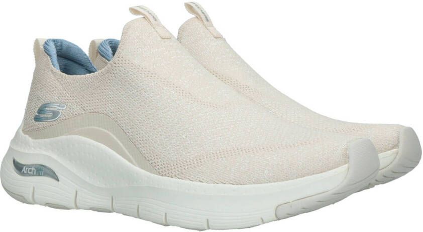 Skechers Slip on sneakers ARCH FIT KEEP IT UP met zacht verdikte hiel
