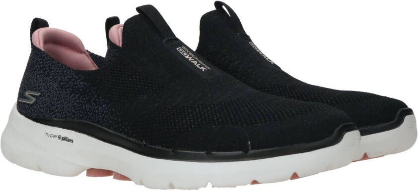 Skechers Sneakers GO Walk 6 , Zwart, Dames