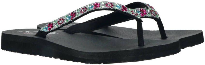 Skechers Meditation Garden Bliss Slipper Dames Zwart