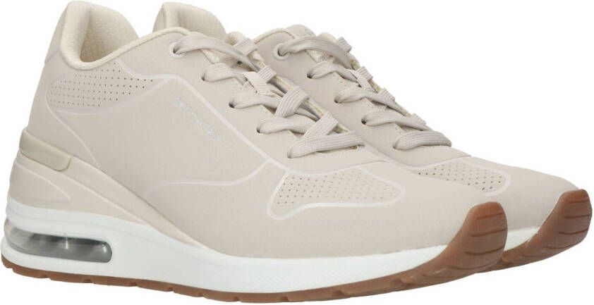 Skechers miljoen lucht opgeheven sneaker , Beige, Dames